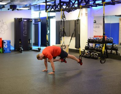 Mountain climbers su TRX